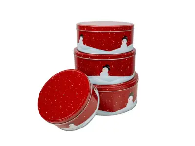 Set Koektrommels - Set voorraadblikken 4-delig – Kerst – kavel bij XL Auctions