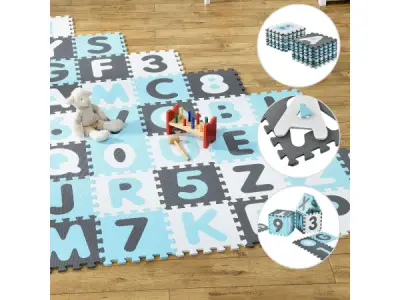 Kinderpuzzelmat - Noah - Bestaande uit letters & cijfers – kavel bij XL Auctions