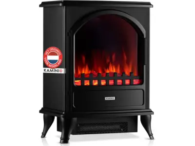 Leni Vrijstaande Elektrische Haard Zwart – 1800W – kavel bij XL Auctions