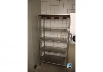 Stainless steel shelf – kavel bij En.clicpublic