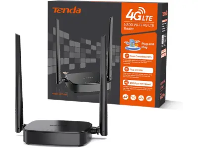 Tenda 4G03 Pro 4G LTE Router, WLAN-router voor simkaart – kavel bij XL Auctions
