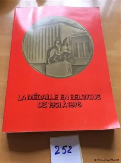 Boek médaille Belge – kavel bij Vlavem