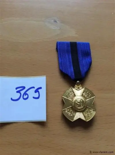 Medaille Leopold 2 – kavel bij Vlavem