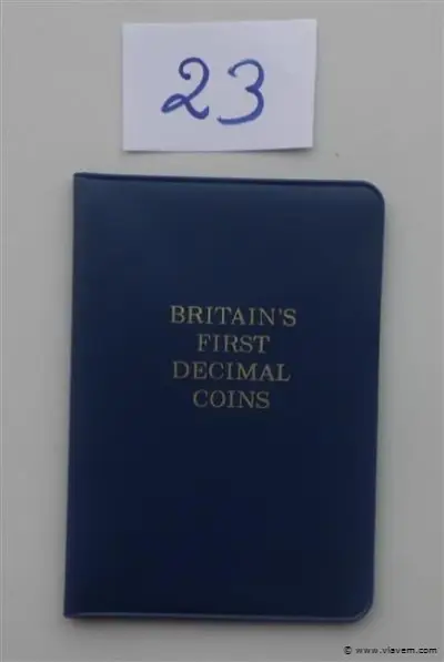 Muntenset - Britains's first decimal coins – kavel bij Vlavem