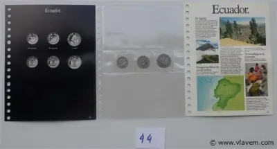 lot munten Ecuador – kavel bij Vlavem