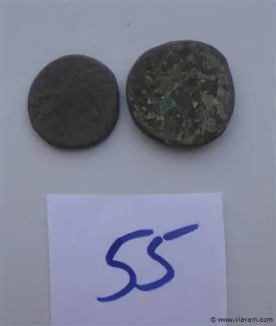 twee Romeinse munten waaronder Faustina – kavel bij Vlavem