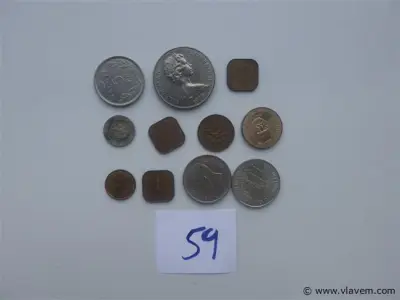 lot diverse munten – kavel bij Vlavem