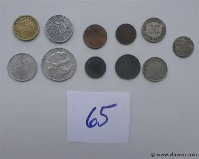 lot oude Duitse munten – kavel bij Vlavem