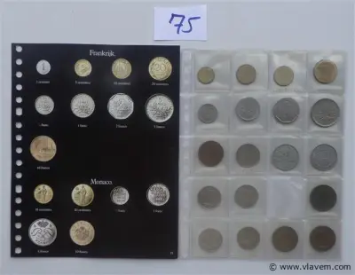 lot Franse munten – kavel bij Vlavem