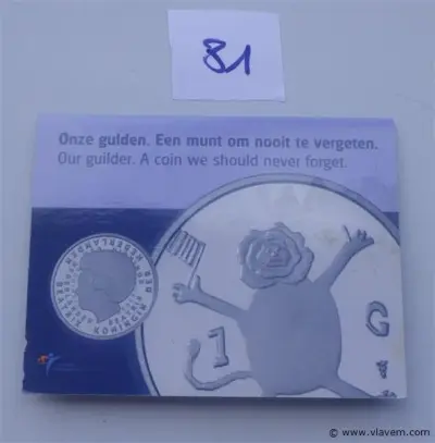 muntenset 'Onze Gulden – kavel bij Vlavem