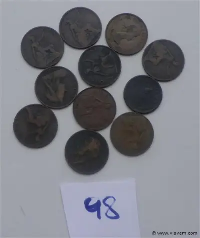 lot diverse Britse penny's – kavel bij Vlavem