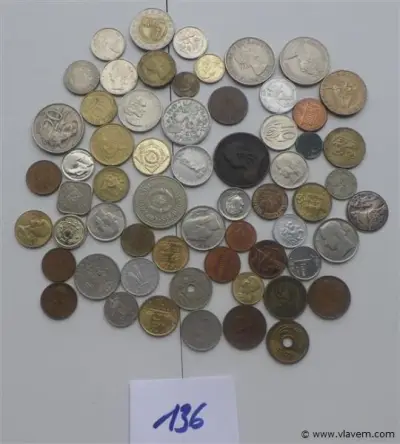 lot diverse munten met Amerikaanse penning (zilver?) – kavel bij Vlavem