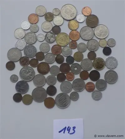 lot diverse munten – kavel bij Vlavem
