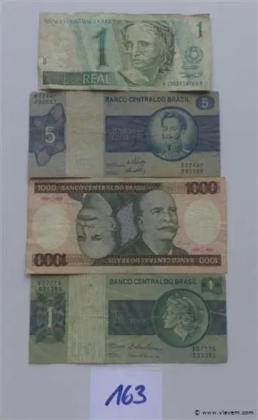 geldbriefjes Brazilië – kavel bij Vlavem
