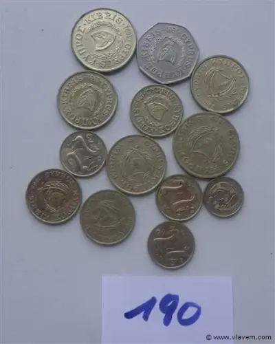 lot munten uit Cyprus – kavel bij Vlavem