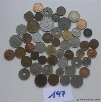 lot diverse munten – kavel bij Vlavem