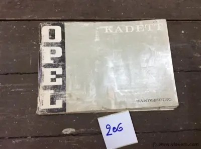 Handleiding Opel Cadet – kavel bij Vlavem