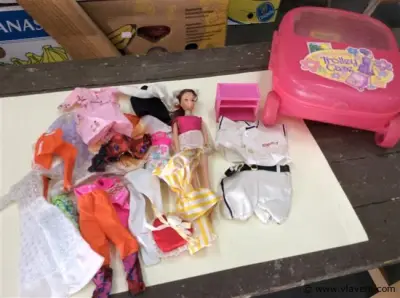 Lot kledij in box – kavel bij Vlavem