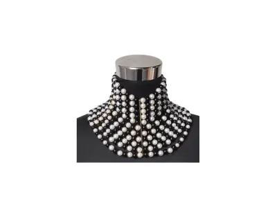 Choker / halsketting - kralenketting – kavel bij GSD Auctions, Zoeterwoude
