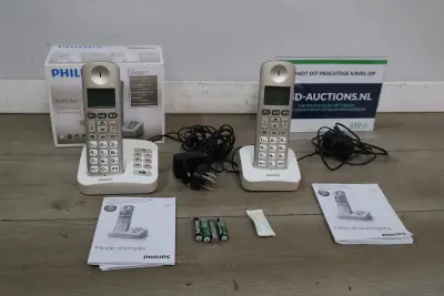 Philips XL305 Duo draadloze telefoonset – kavel bij GSD Auctions, Zoeterwoude