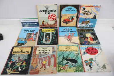 Verzameling Kuifje stripboeken van Hergé – kavel bij GSD Auctions, Zoeterwoude