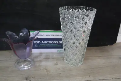 Kristallen vazen – kavel bij GSD Auctions, Zoeterwoude