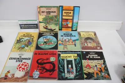 De avonturen van Kuifje stripboeken – kavel bij GSD Auctions, Zoeterwoude