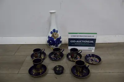 Kop en Schotels met Vaas – kavel bij GSD Auctions, Zoeterwoude