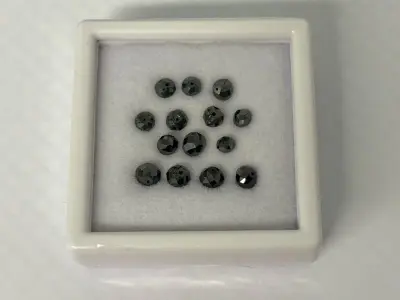 Diamant - 5.20 carat zwarte natuurlijke diamant – kavel bij Onlineveilingmeester