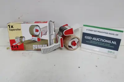 Taperoller met verpakkingstape set – kavel bij GSD Auctions, Zoeterwoude