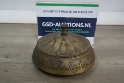 Antieke messing dekselpot – kavel bij GSD Auctions, Zoeterwoude