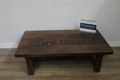 Antieke Houten Salontafel – kavel bij GSD Auctions, Zoeterwoude