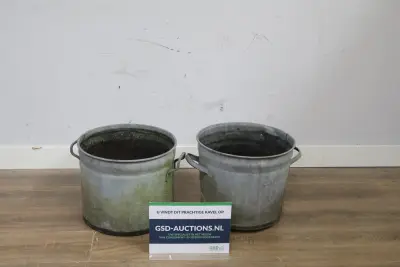 Set Zinken oude emmers – kavel bij GSD Auctions, Zoeterwoude