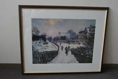 Ingelijste poster van Monet: Argenteuil, Frankrijk 1875 – kavel bij GSD Auctions, Zoeterwoude