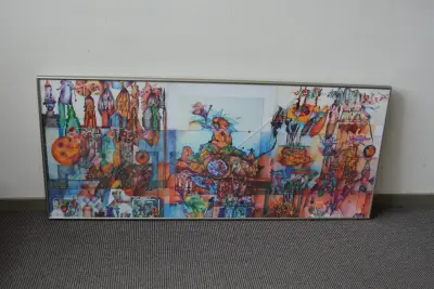 Kunstwerk: "Abstracte Stad" – kavel bij GSD Auctions, Zoeterwoude