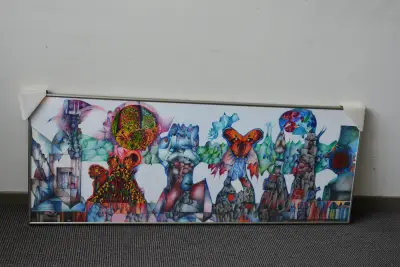 Kunstwerk: "Surrealistisch landschap" – kavel bij GSD Auctions, Zoeterwoude