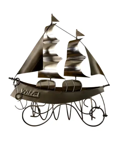 Wijnfleshouder metalen (*2) Nieuwe product – kavel bij GSD Auctions, Zoeterwoude