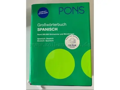 1 PONS Großwörterbuch mit CD-ROM Spanisch (alt, neuwertig) – kavel bij Zoll-Auktion, Mönchengladbach