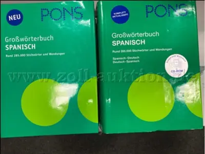 2 PONS Großwörterbuch Spanisch (alt, gut erhalten) – kavel bij Zoll-Auktion, Mönchengladbach