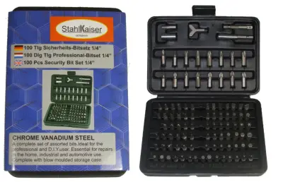100-dlg. extra bit set- handmatig of machine – kavel bij GSD Auctions, Zoeterwoude