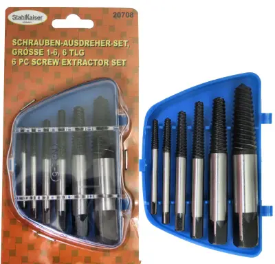 6 delige schroef extractor tappen set – kavel bij GSD Auctions, Zoeterwoude