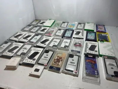 Partij telefoonhoesjes, diverse merken en types 32 stuks – kavel bij Onlineveilingmeester