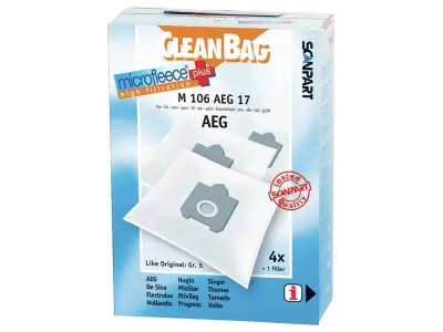 Ca. 16x Stofzuigerzakken 4 stuks Cleanbag, m106 aeg17 – kavel bij Onlineveilingmeester