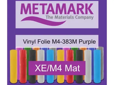 Snijfolie 50m x 61cm Metamark, xe/m4 mat, m4-383m purple – kavel bij Onlineveilingmeester