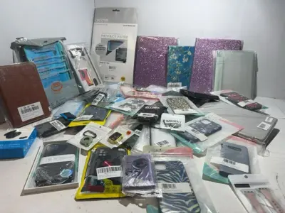 Partij telefoon en tablet accessoires – kavel bij Onlineveilingmeester