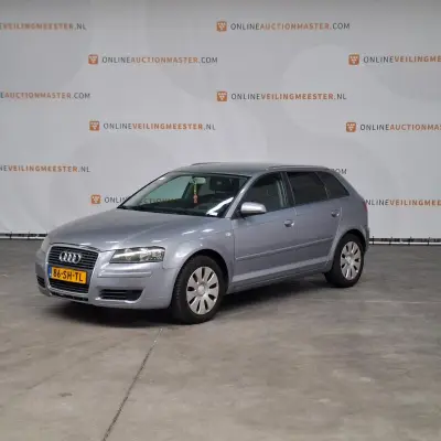 Personenauto, Audi, A3 Sportback, 2.0 FSI Attraction, 2006 – kavel bij Domeinen Roerende Zaken, Soesterberg