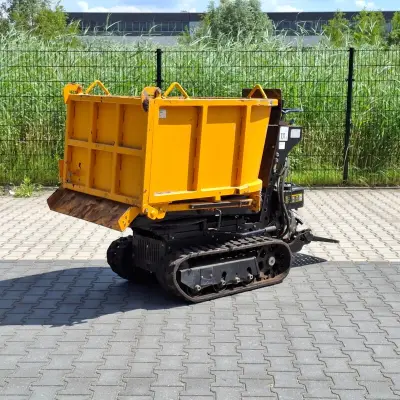 Mini rupsdumper, BY1000, 2017, met 2x losse afzetbak – kavel bij Onlineveilingmeester, Raalte