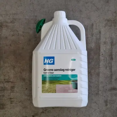 Ca. 20x 5 liter groene aanslag reiniger, HG, Kant & Klaar – kavel bij Onlineveilingmeester, Raalte