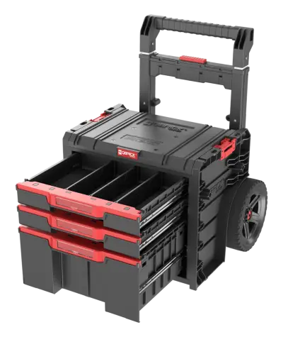 2x Gereedschap trolley, Qbrick Pro, Cart 2.0 Plus drawer 3 + drawer 2 – kavel bij Onlineveilingmeester, Raalte