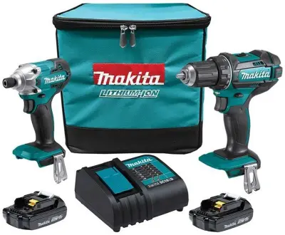 Accu boormachine en slagschroevendraaier, Makita, CLX224A – kavel bij Onlineveilingmeester, Raalte